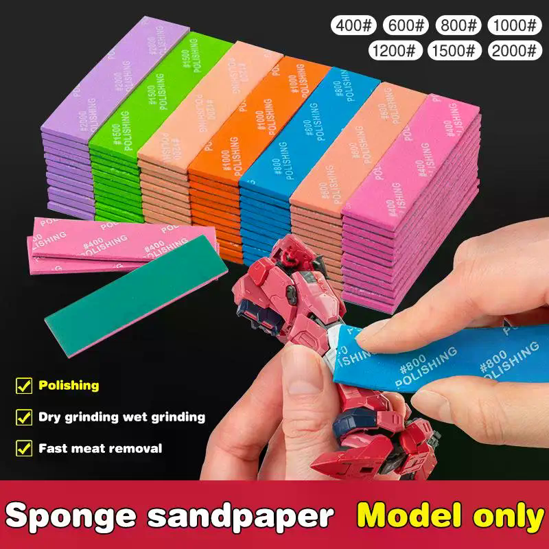9Pcs MS-E400~1200 Semi-rigid S - đánh giá và giá Sanding Stick Set