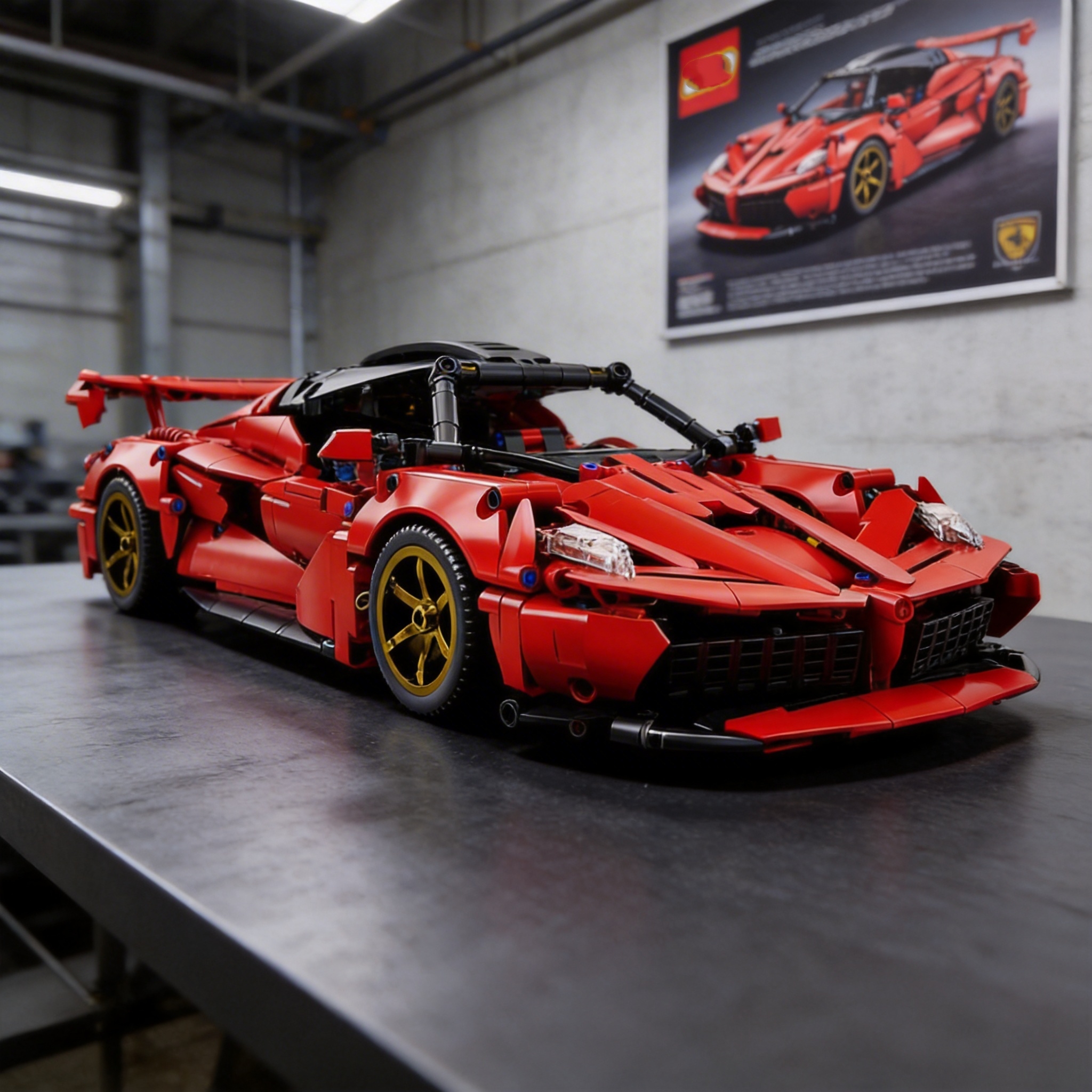1000+pcs MOC Technical Compati - đánh giá và giá Model Kit Ferrari