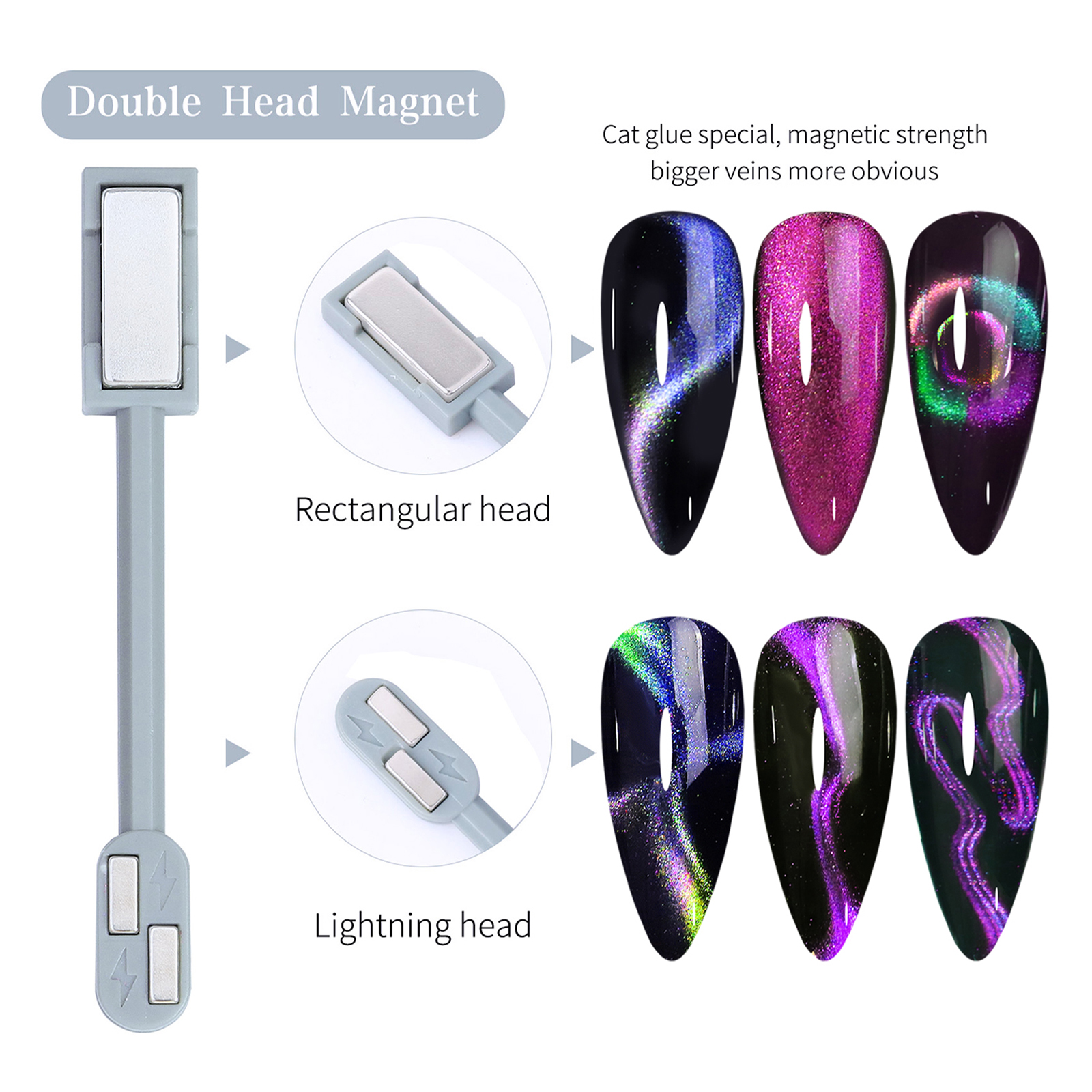 14pcs Cat Eye Nail Magnet Set  - đánh giá và giá Sanding Stick Set