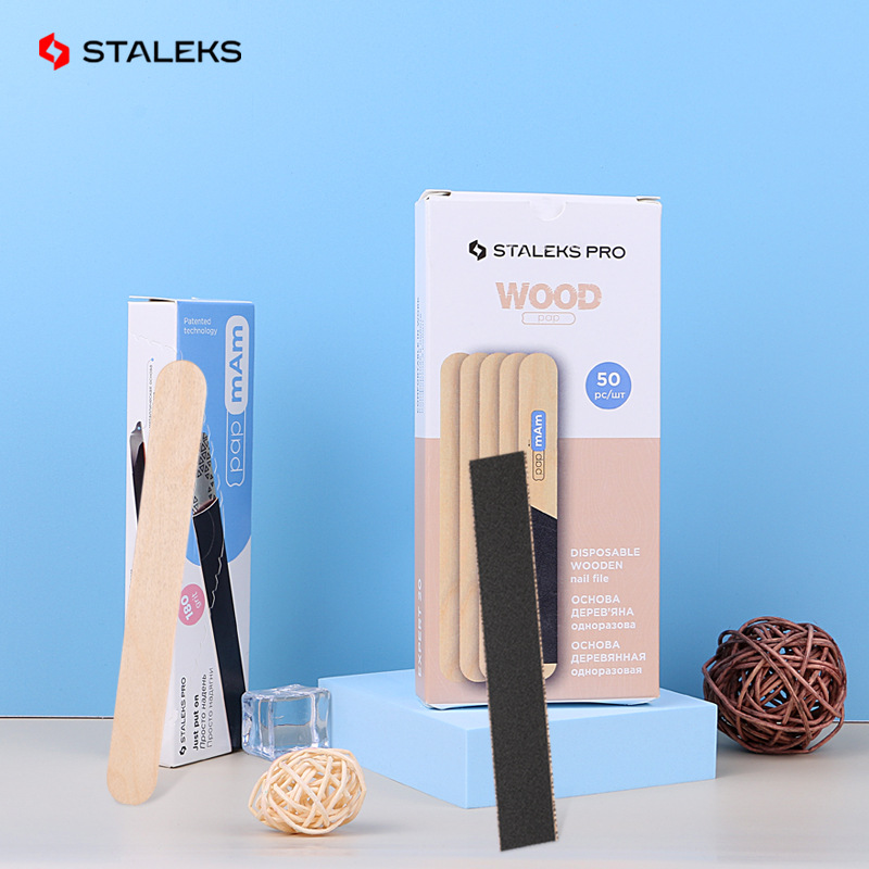 Staleks Wooden Stick Board Nai - đánh giá và giá Sanding Stick Set