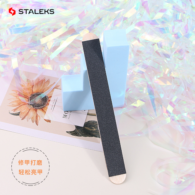 Staleks Wooden Stick Board Nai - đánh giá và giá Sanding Stick Set