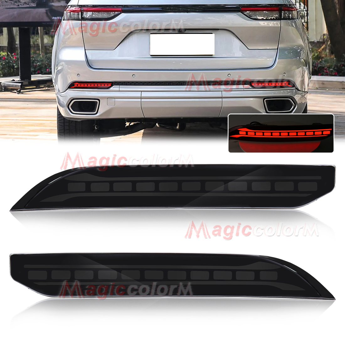 LED Tail Rear Bumper Reflector - đánh giá và giá Model Kit Jeep