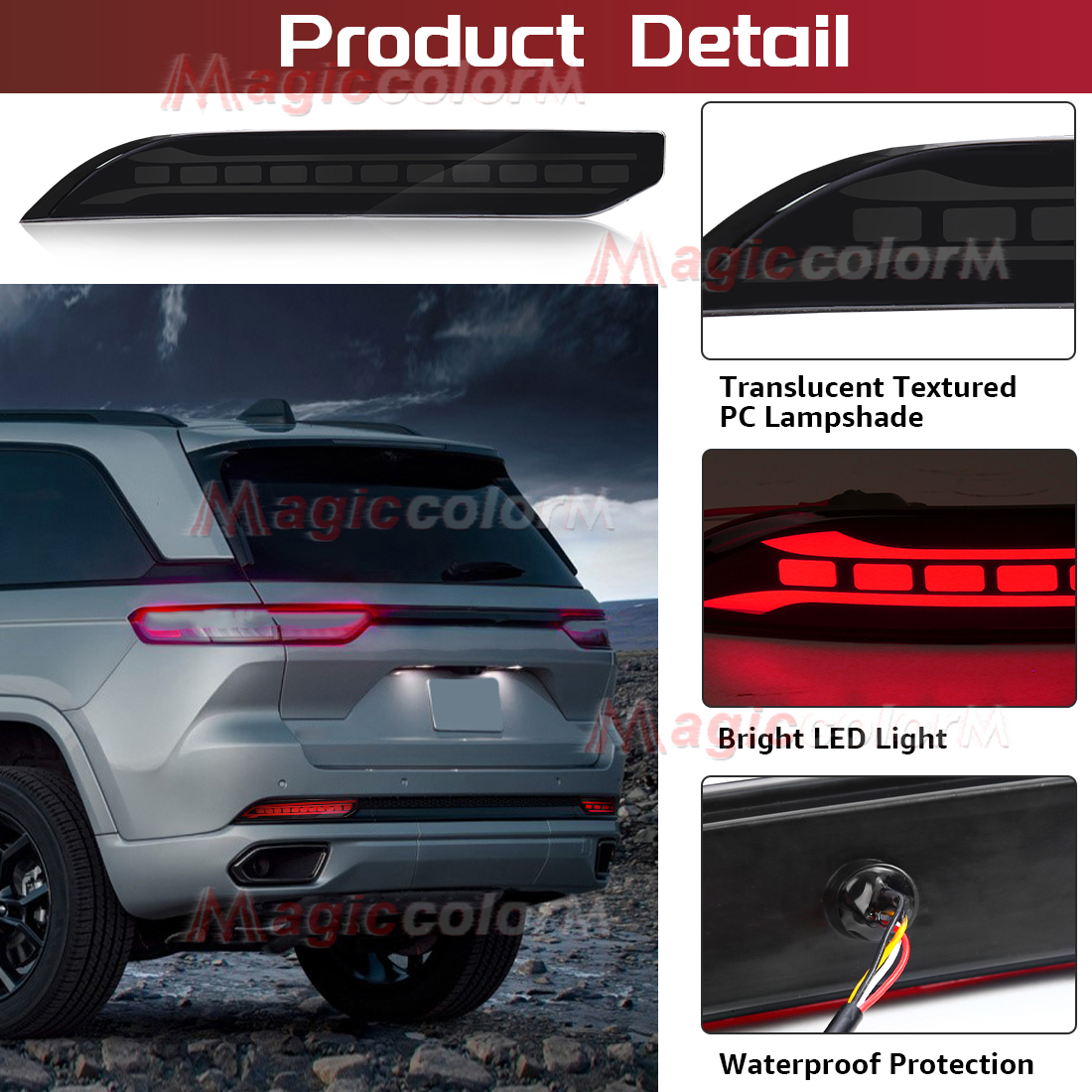 LED Tail Rear Bumper Reflector - đánh giá và giá Model Kit Jeep