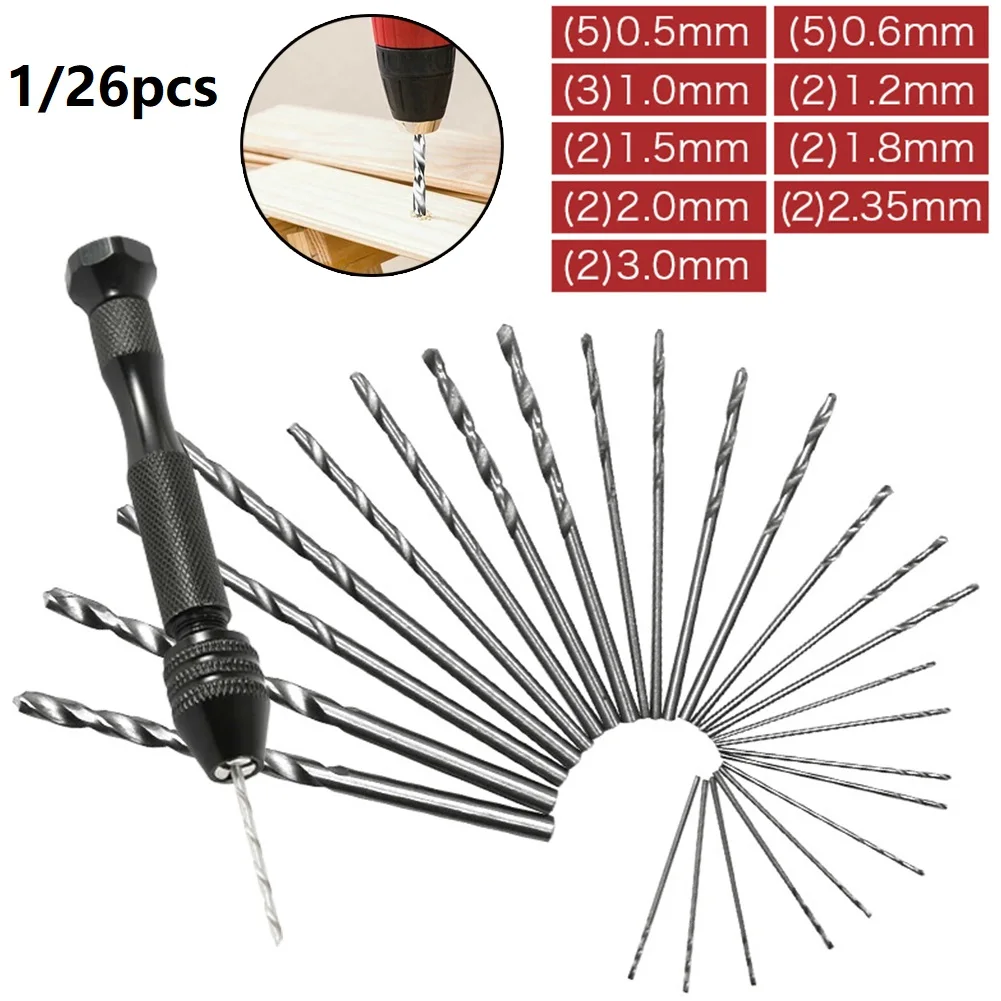 11/26pcs Mini Twist Drill Bits - đánh giá và giá Pin Vice Micro