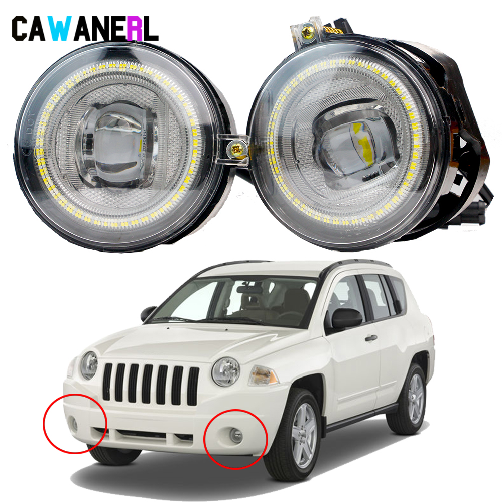 2 Pieces 9005 H10 LED Angel Ey - đánh giá và giá Model Kit Jeep