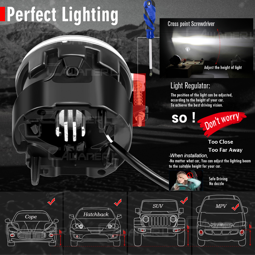 2 Pieces 9005 H10 LED Angel Ey - đánh giá và giá Model Kit Jeep