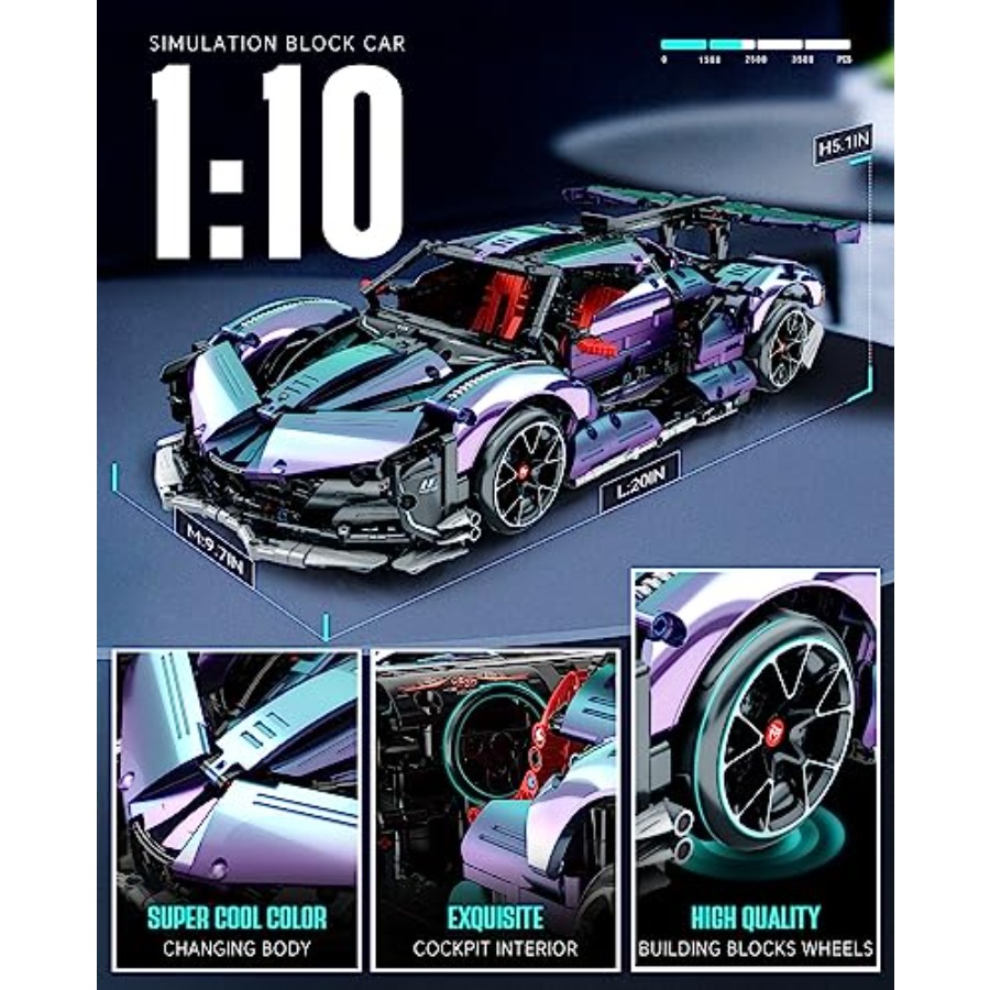 Super Plated Sports Car Buildi - đánh giá và giá Model Kit Cars